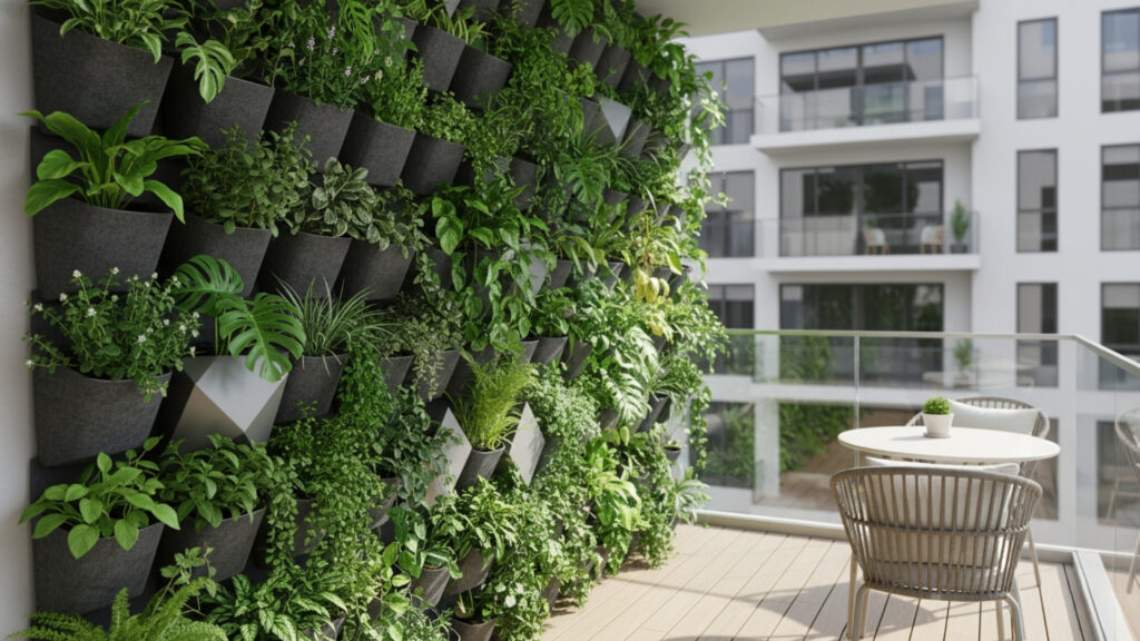 Balcony Vertical Garden Ideas for Smart Space Saving Green Design