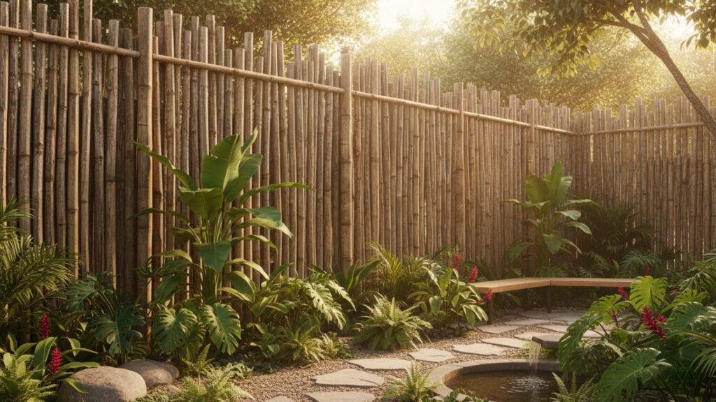 Bamboo Fences for Exotic, Eco-Friendly Privacy