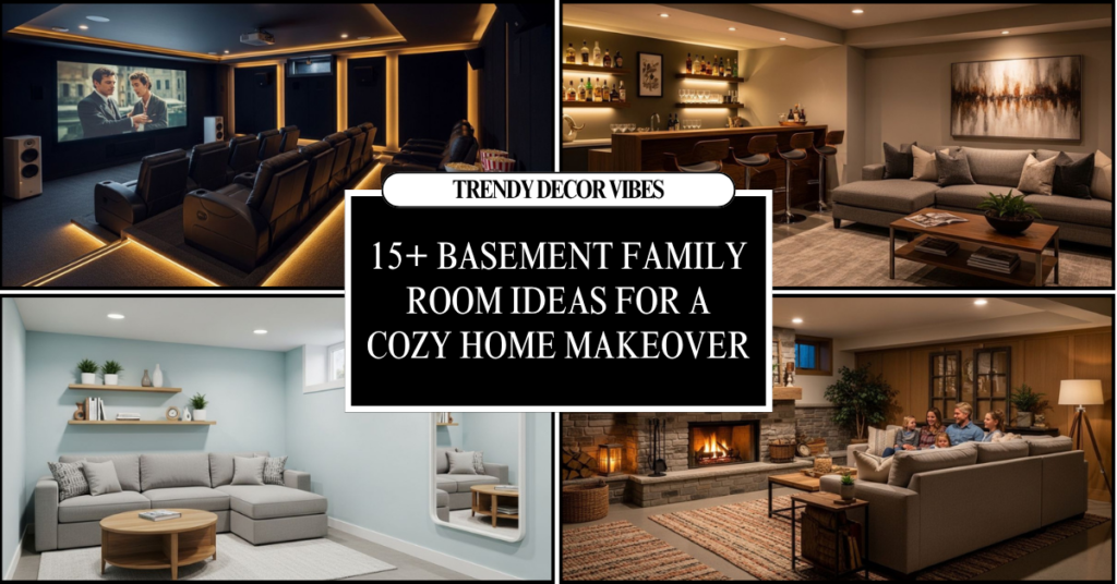 Basement Family Room Ideas