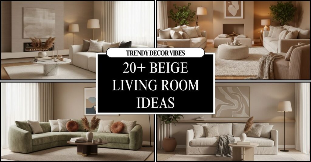 Beige Living Room Ideas: Elegant and Cozy Interior Inspirations
