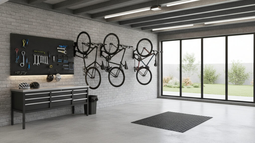Bike Storage Racks for an Organized and Space-Saving Garage Setup