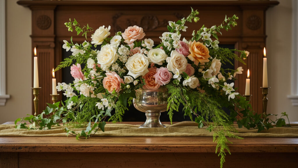 Cascading Spring Arrangements for Dramatic Appeal