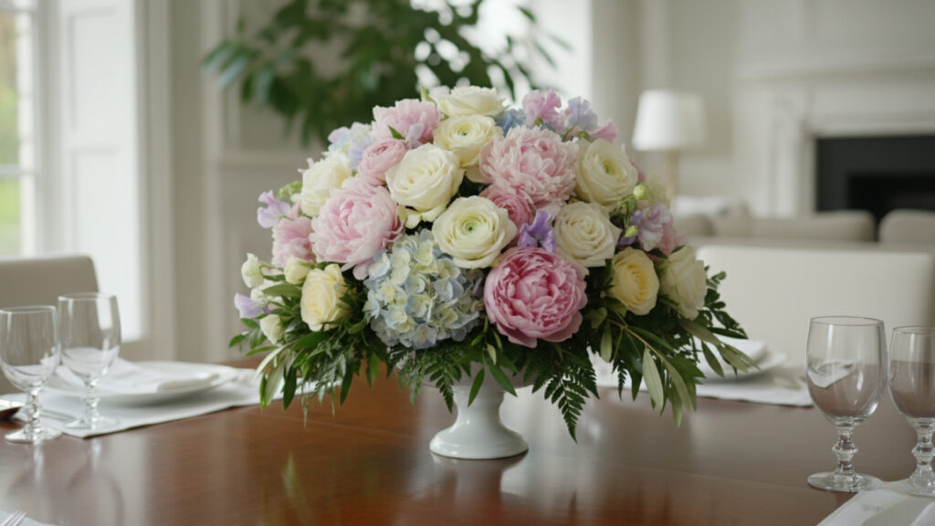 Circular or Round Arrangements for Classic Centerpieces