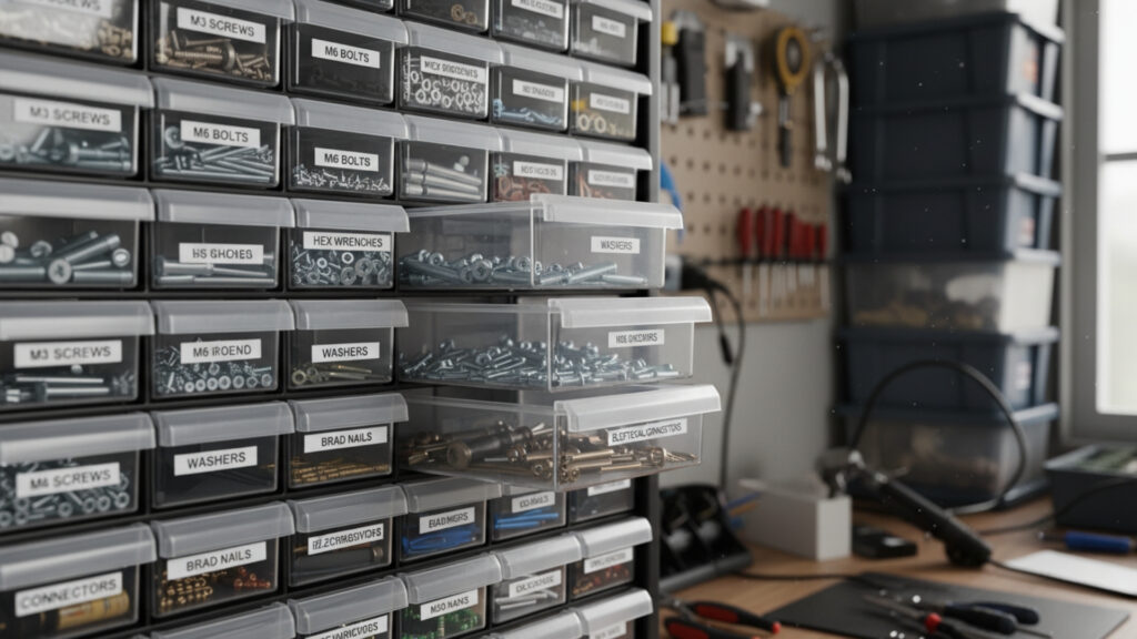 Clear Storage Drawer Units for Organized Small Item Management