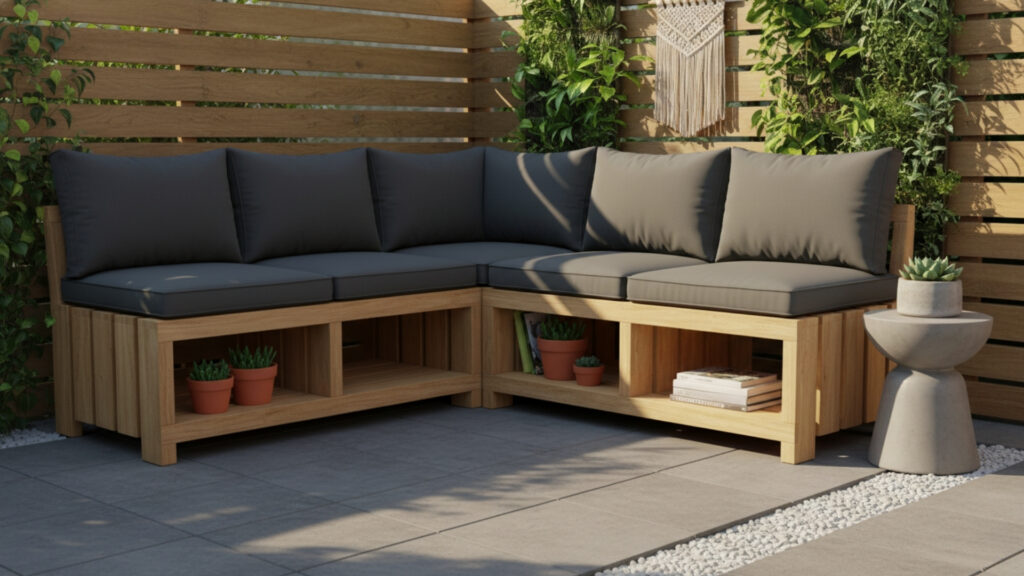 Corner Seating Ideas for Smart Small Backyard Space Utilization