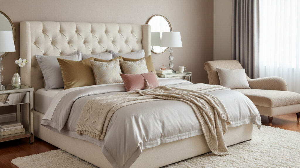Elegant Upholstered Bed Frames for a Soft and Luxurious Feel