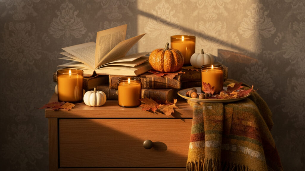Fall Bedroom Nightstand Styling for Cozy and Functional Decor