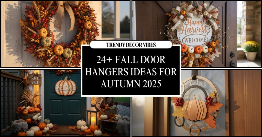 Fall Door Hangers Ideas For Autumn