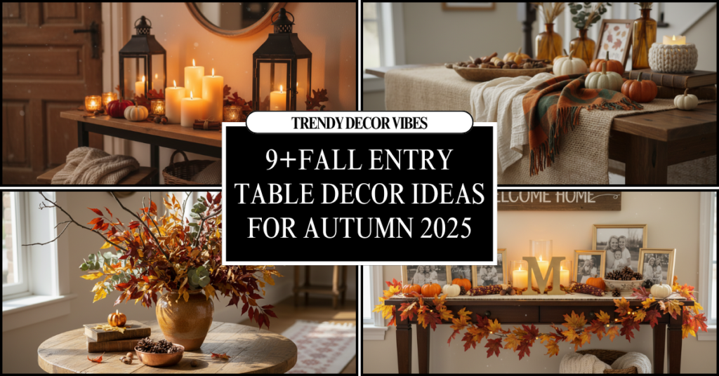 Fall Entry Table Decor Ideas For Autumn 2026