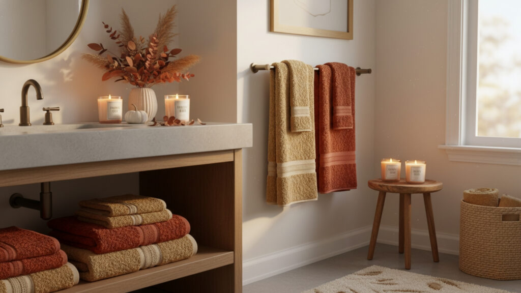 Fall-Themed Bathroom Decor Ideas for a Warm Seasonal Touch
