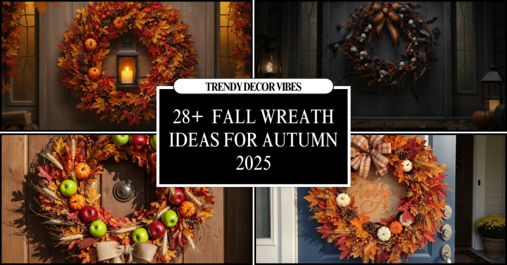 fall wreath ideas for autumn 2025