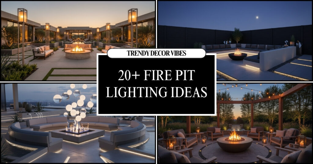 Fire Pit Lighting Ideas