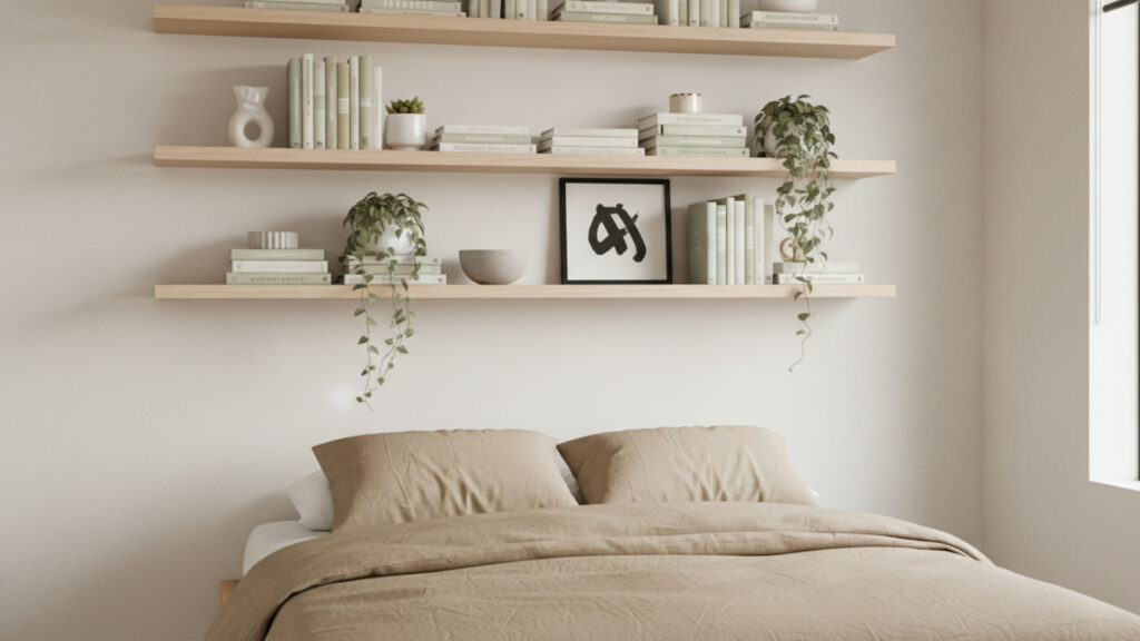 Floating Shelves for Functional Storage and Decorative Display Style