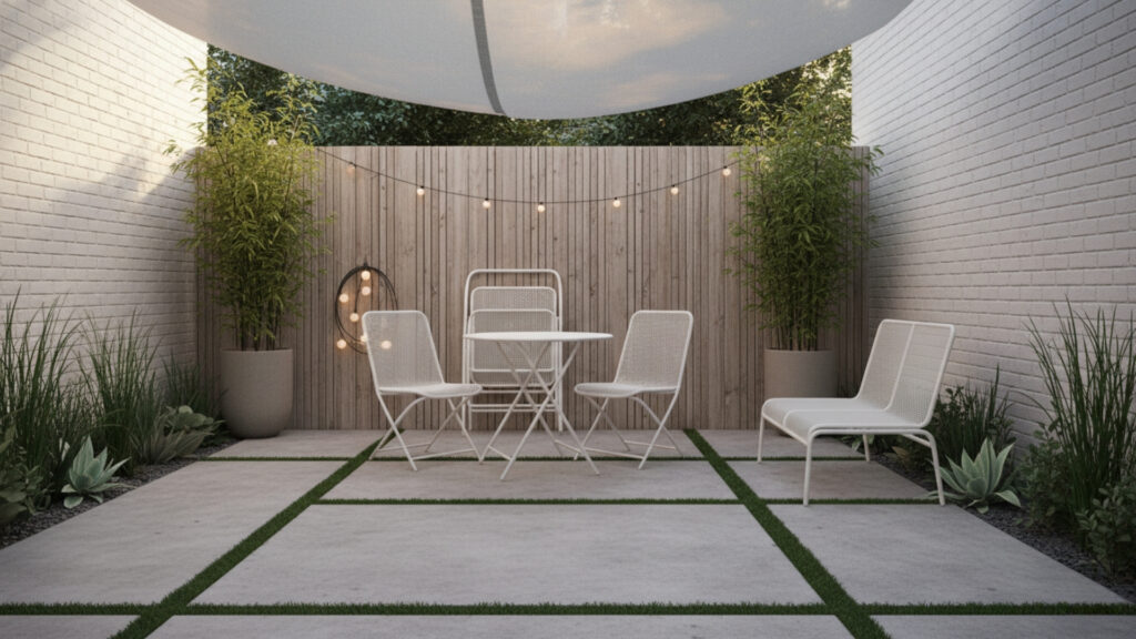 Foldable Furniture Ideas for a Flexible Small Backyard Layout