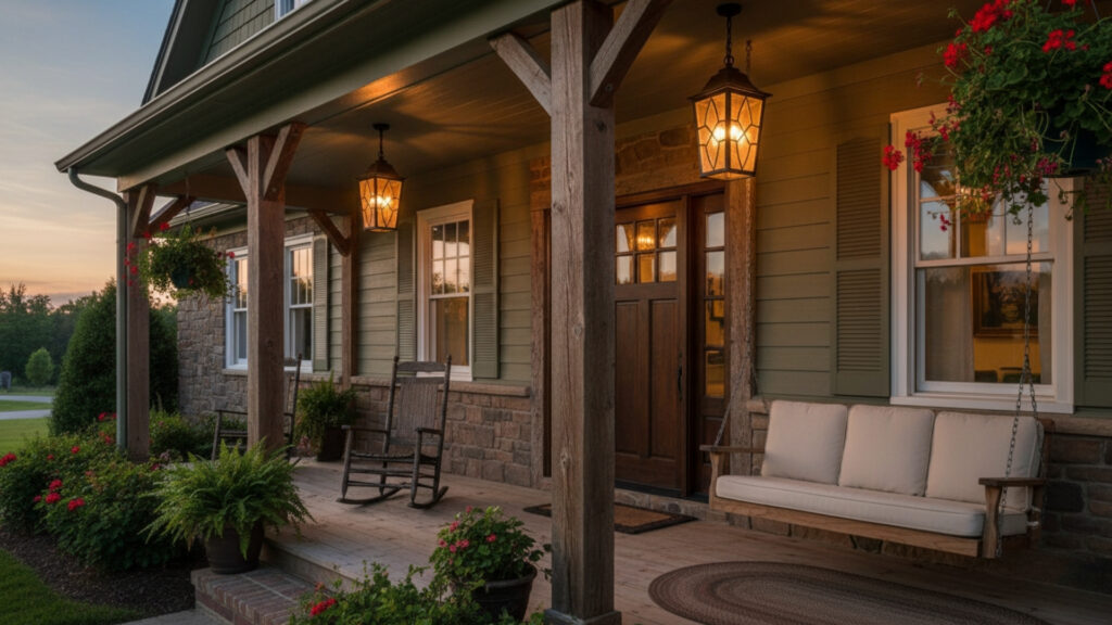 Front Porch Vintage Lighting Ideas for Classic and Timeless Appeal