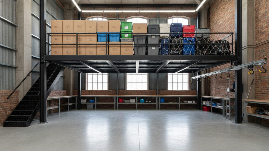Garage Ceiling Storage Platforms for Maximum Space Utilization
