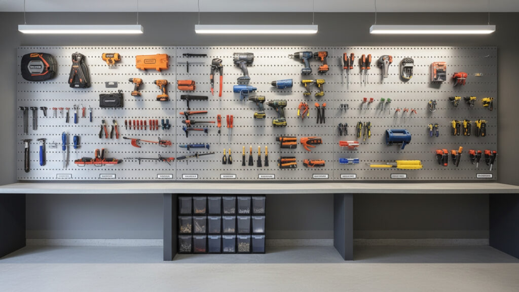 Garage Wall Hooks and Pegboard Systems for Tool Storage Efficiency