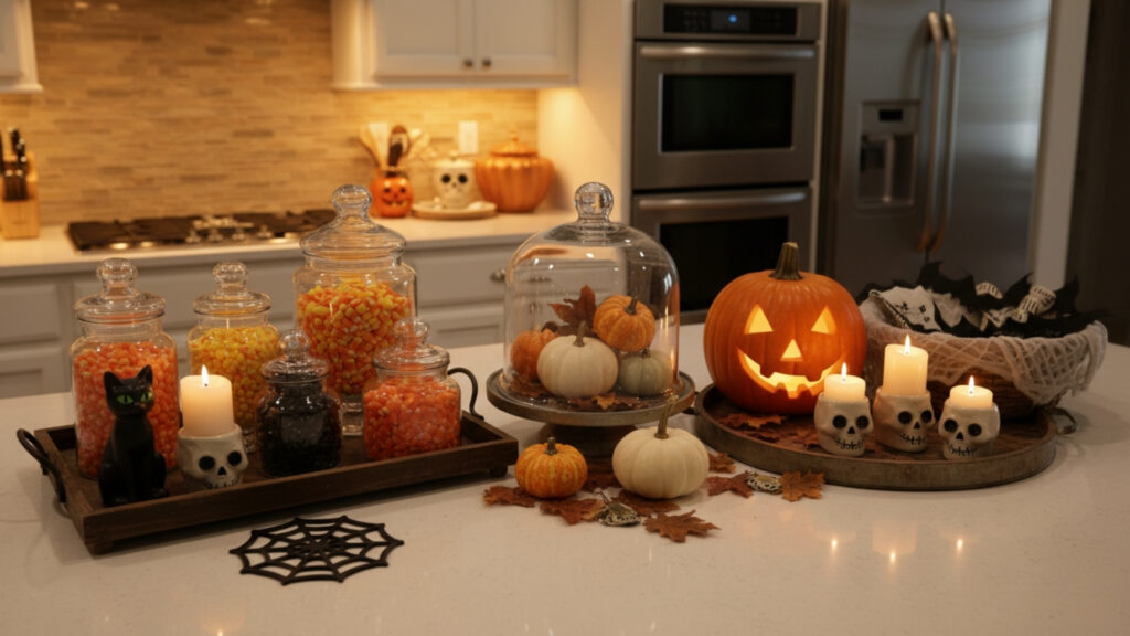 Halloween Countertop Decor Ideas for a Stylish and Festive Setup