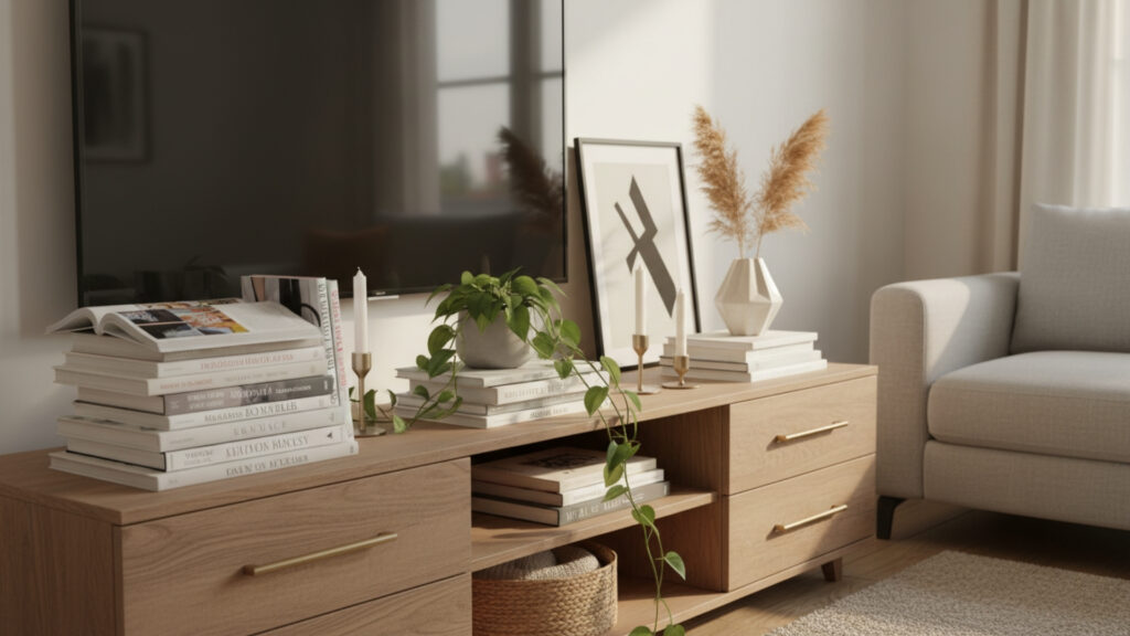 Incorporating Books and Magazines for Functional Decor