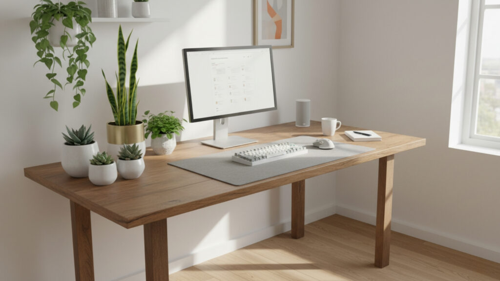 Indoor Plants for a Fresh and Productive Desk Environment