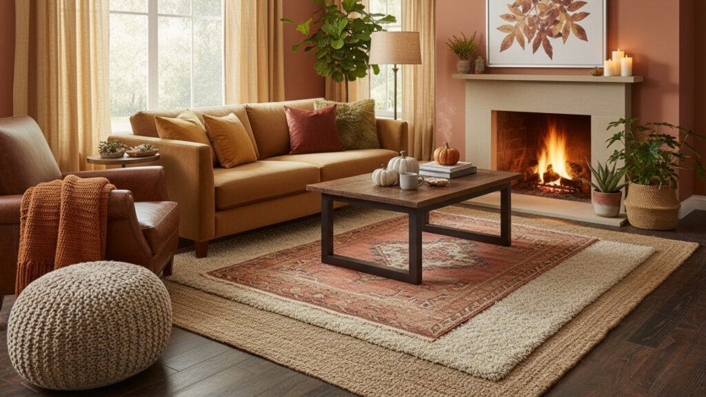 Layered Rugs Styling for Warmth and Texture in Fall Interiors
