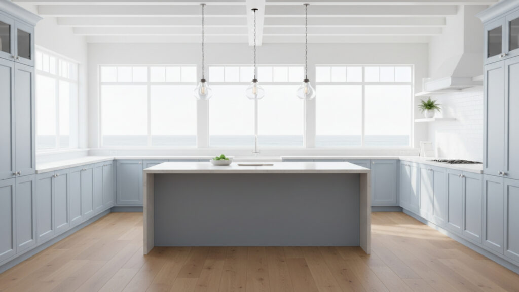 Light Blue Kitchen Cabinets Ideas for Fresh and Airy Interiors