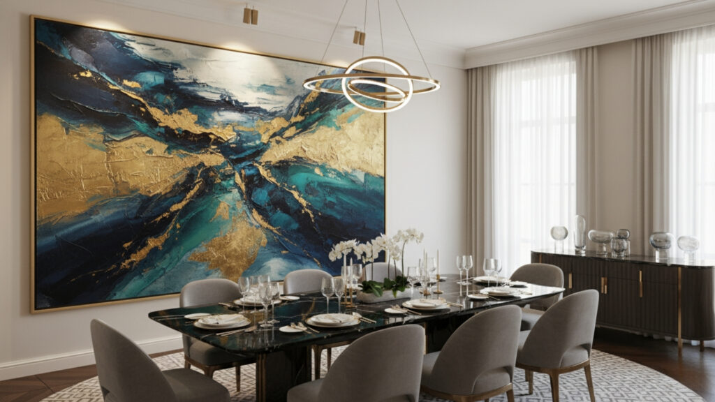 Luxury Dining Room Artwork Ideas for Personalized Sophisticated Decor