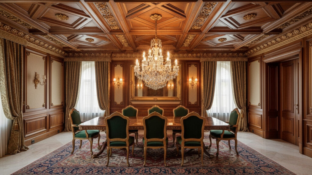 Luxury Dining Room Ceiling Design Ideas for Architectural Elegance