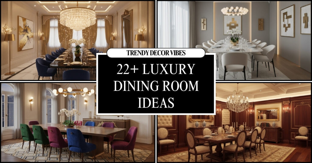 Luxury Dining Room Ideas