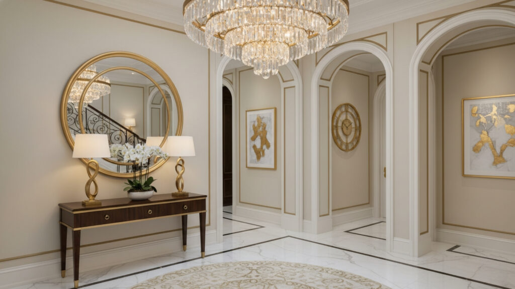 Luxury Entryway Mirror Ideas for High-End Elegant Interiors