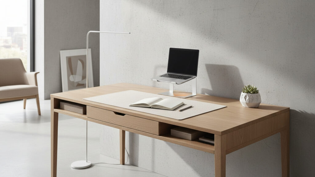 Minimalist Desk Setup for a Clean and Focused Workspace