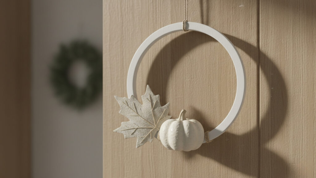 Minimalist Fall Door Hangers for Modern and Elegant Entryways
