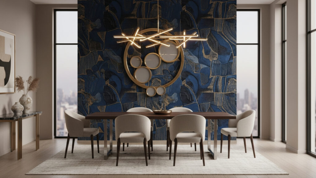 Modern Dining Room Accent Wall for Bold Stylish Interior Look
