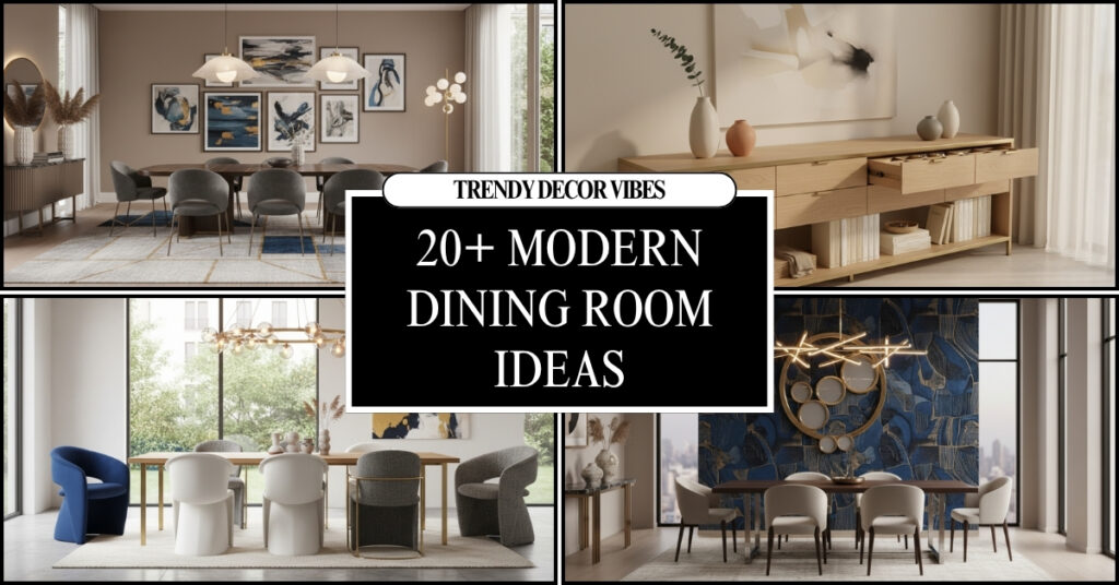 modern dining room ideas