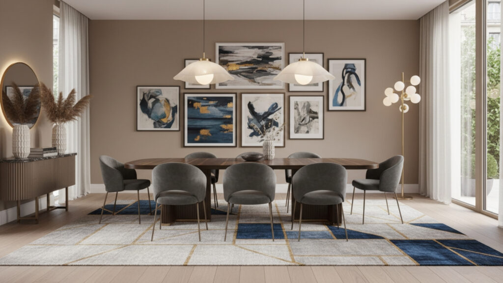 Modern Dining Room Layered Decor Setup for Complete Stylish Look