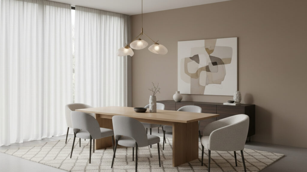 Modern Dining Room Rug Ideas for Defined and Cozy Space