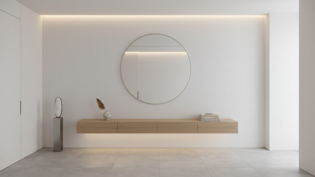 Modern Entryway Mirror Ideas for Sleek Contemporary Home Design