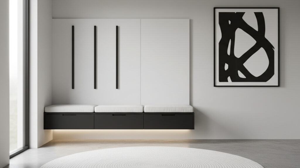 Modern Mudroom Bench Ideas for Sleek and Minimalist Look