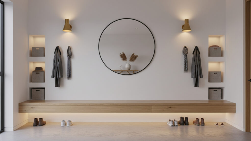 Mudroom Bench Lighting Ideas for Bright and Functional Entryway