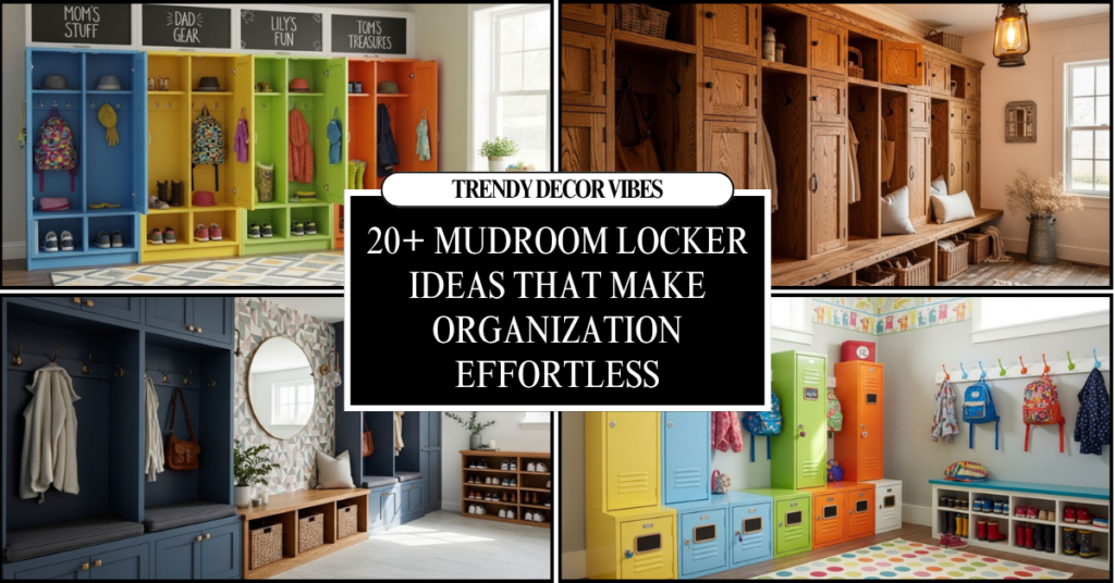 Mudroom Locker Ideas