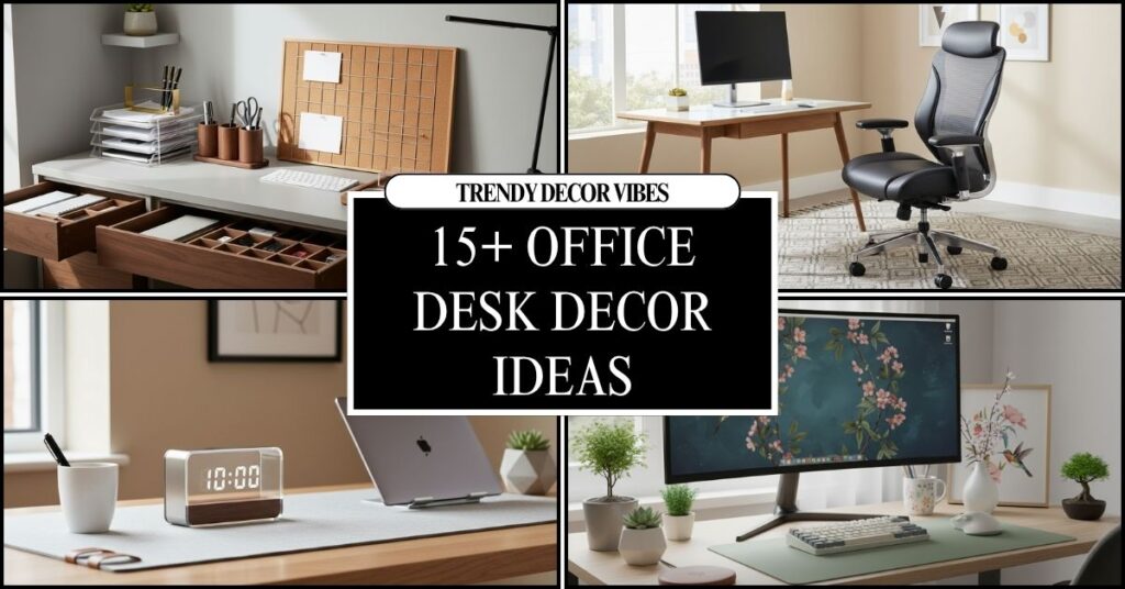 Office Desk Decor Ideas