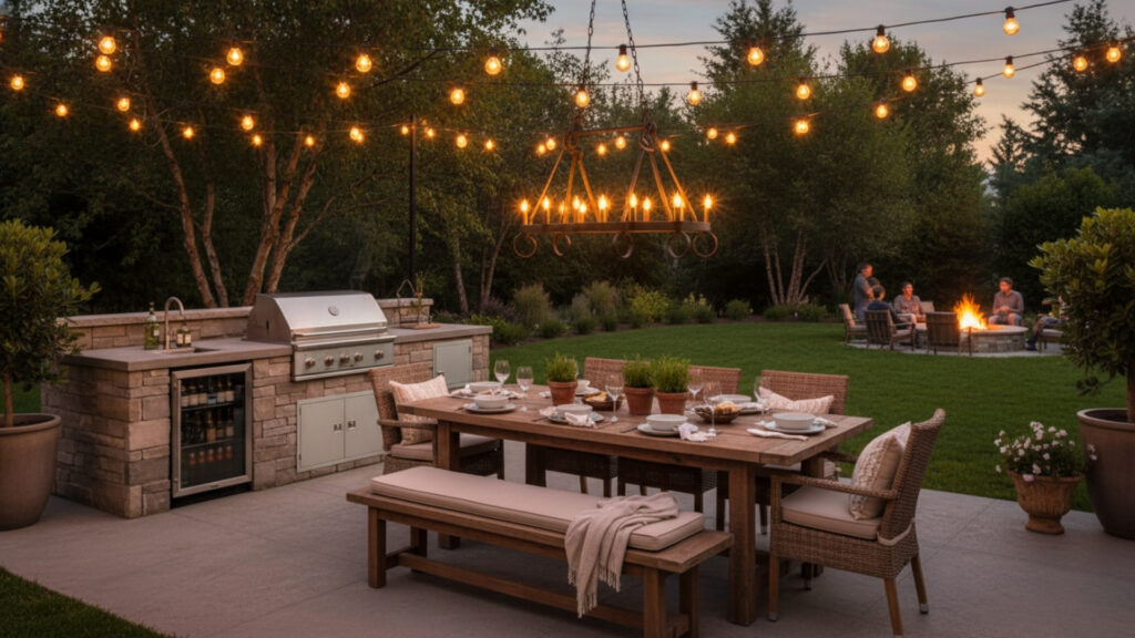 Outdoor Dining Area Integration for a Complete Kitchen Experience