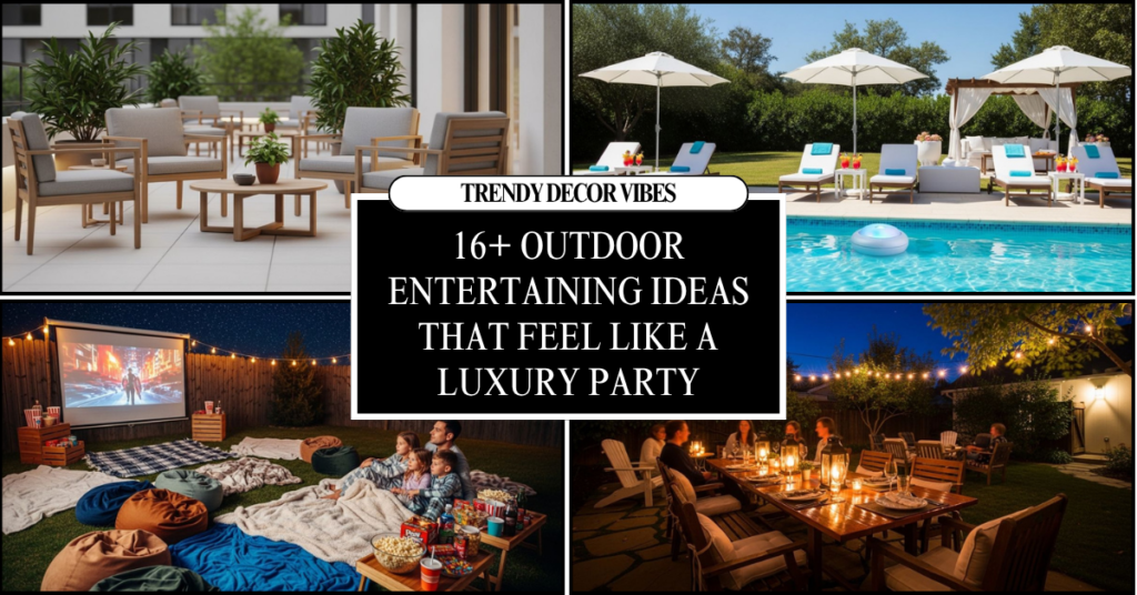 Outdoor Entertaining Ideas