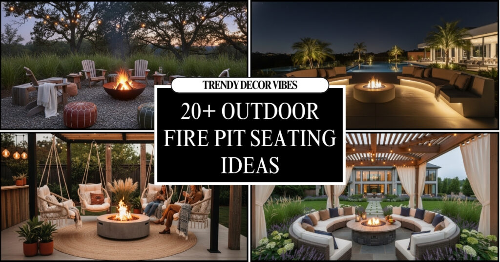 Outdoor Fire Pit Seating Ideas