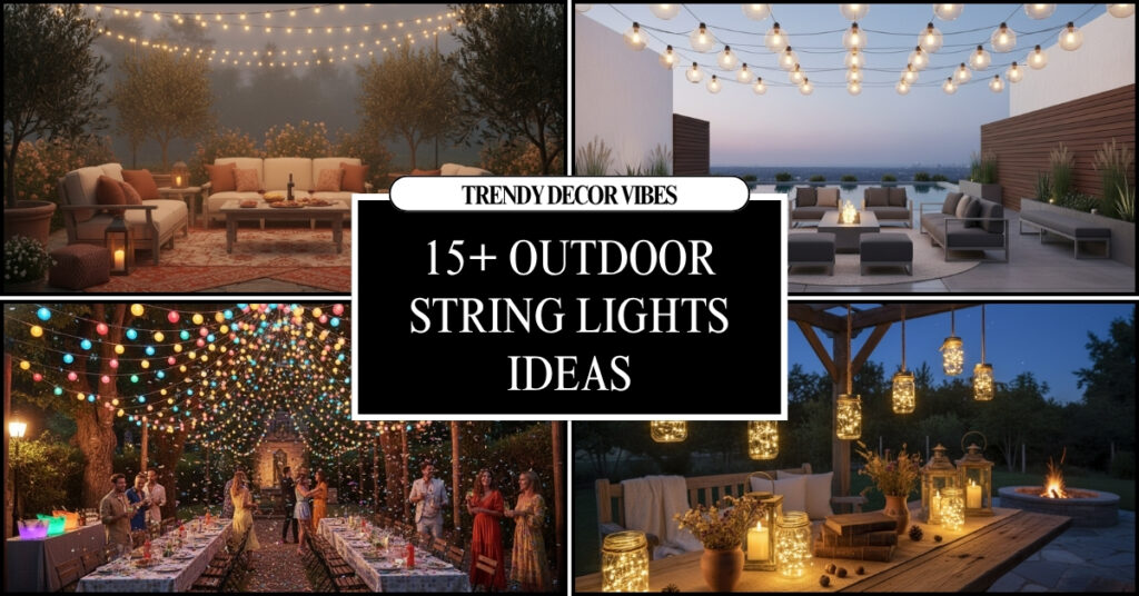 Outdoor String Lights Ideas