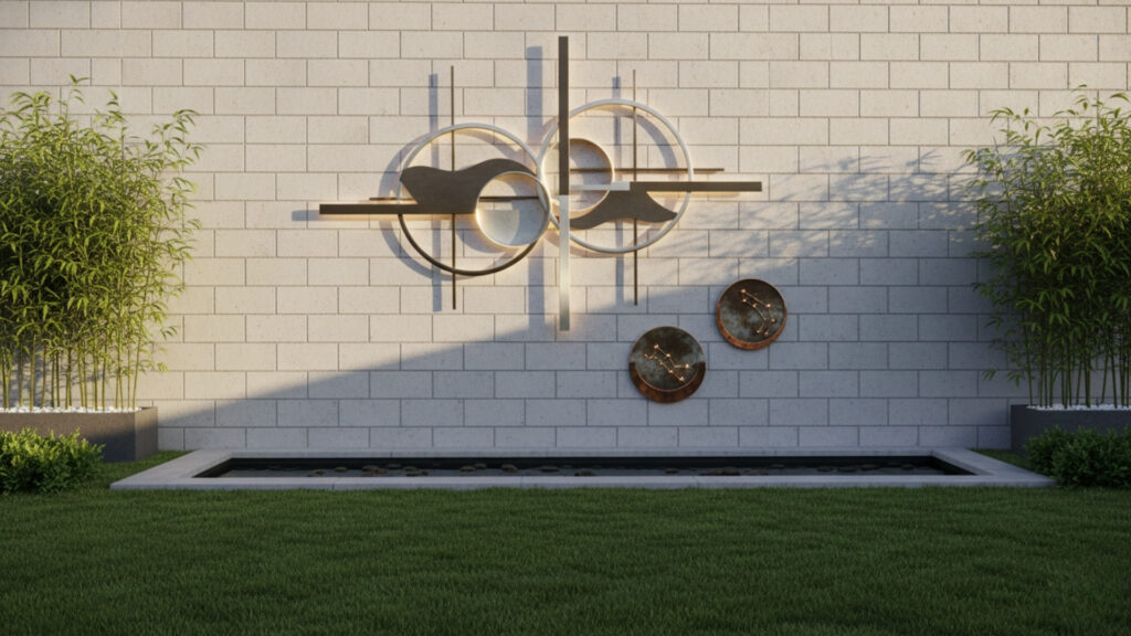 Outdoor Wall Art Decor for Personalized Backyard Style Look