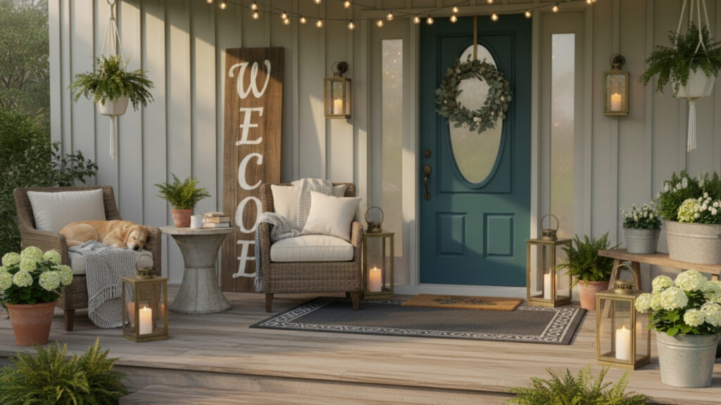 Outdoor Welcome Sign Decor for Personalized Front Porch Style