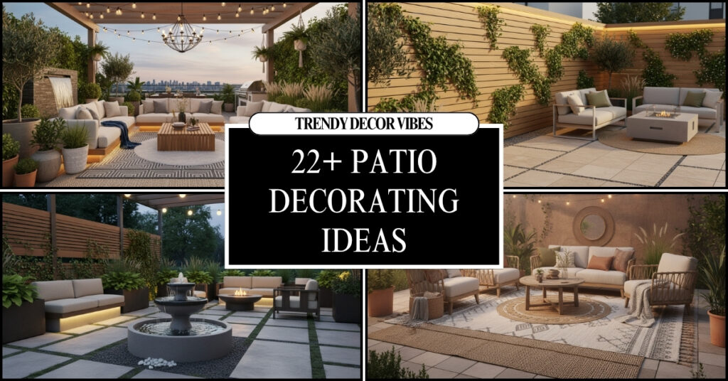 Patio Decorating Ideas