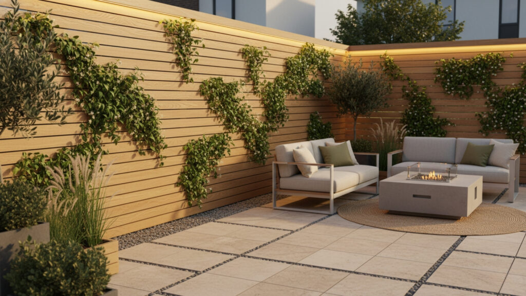 patio decorative fence ideas for stylish boundary and privacy design