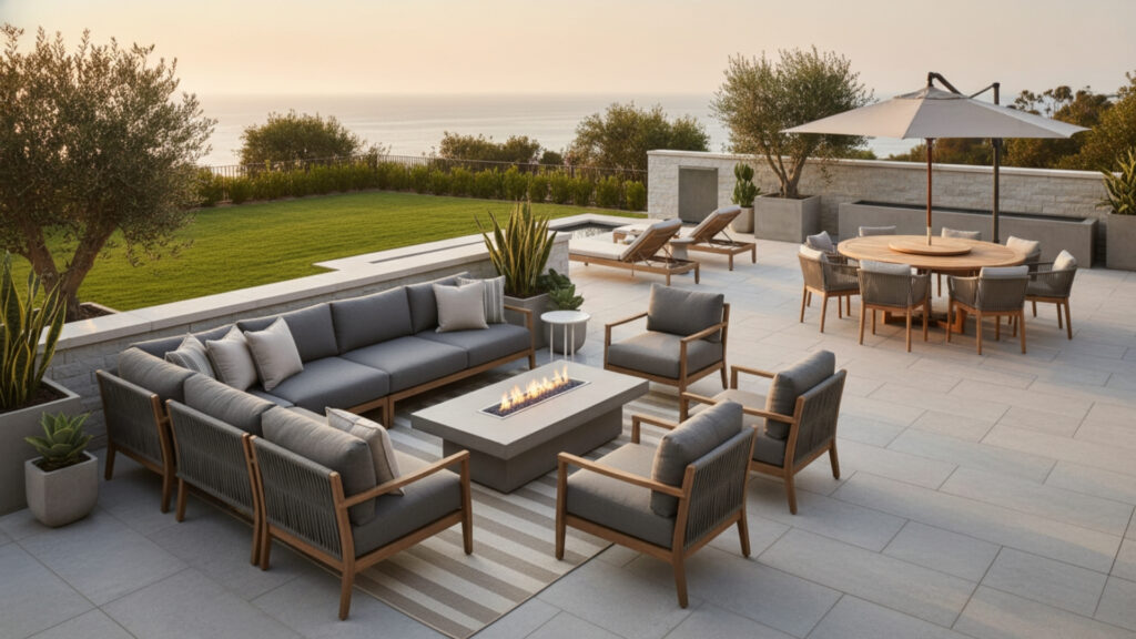 patio furniture layout ideas for balanced and functional space design